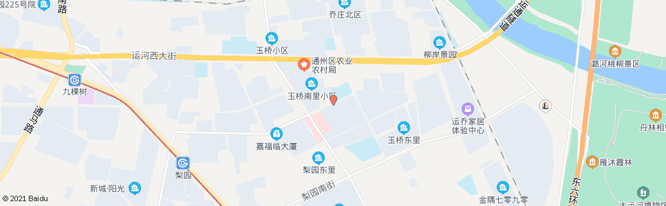 北京杨家洼梨园北街站_公交站地图_北京公交_妙搜公交查询2024