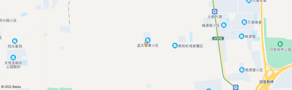 北京南苑机场_公交站地图_北京公交_妙搜公交查询2024
