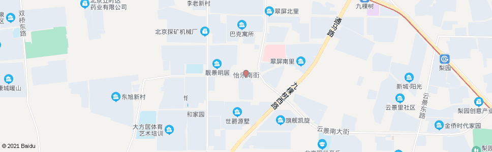 北京怡乐南街公交场站_公交站地图_北京公交_妙搜公交查询2024