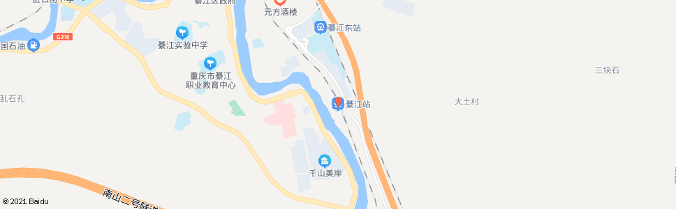 重庆綦江火车站_公交站地图_重庆公交_妙搜公交查询2024