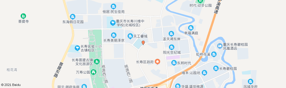 重庆桃源小学_公交站地图_重庆公交_妙搜公交查询2024