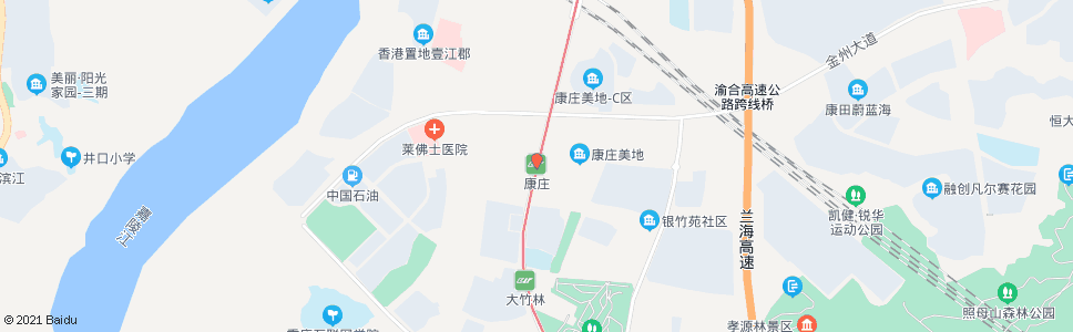 重庆康庄站_公交站地图_重庆公交_妙搜公交查询2024