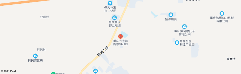 重庆陶家_公交站地图_重庆公交_妙搜公交查询2024