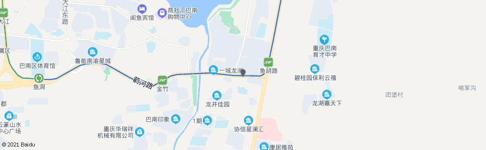 重庆鱼胡路小学_公交站地图_重庆公交_妙搜公交查询2024