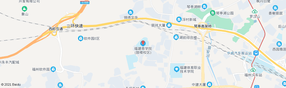 福州福建商业学校_公交站地图_福州公交_妙搜公交查询2025