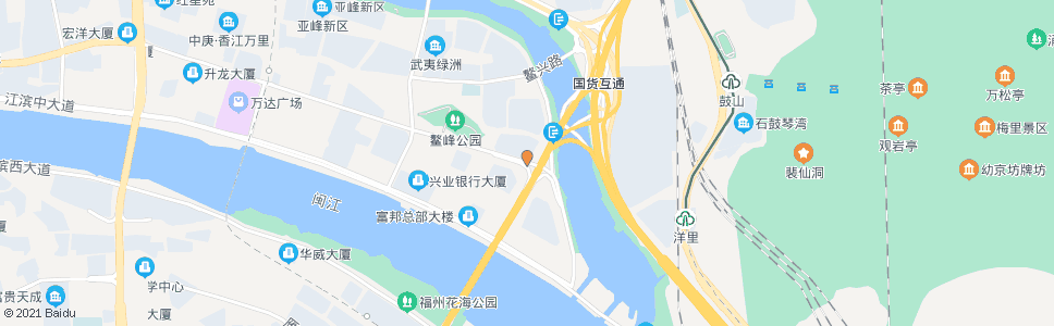 福州公交鳌峰洲站_公交站地图_福州公交_妙搜公交查询2025