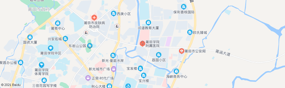 莆田莆田学院附属医院(延寿路)_公交站地图_莆田公交_妙搜公交查询2024