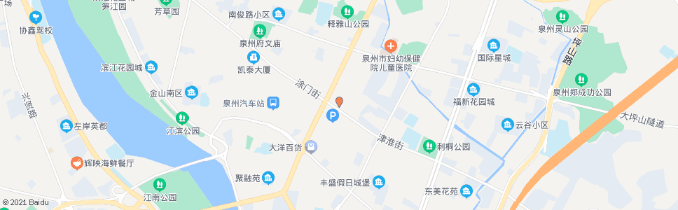 泉州美食街(石永路)_公交站地图_泉州公交_妙搜公交查询2024