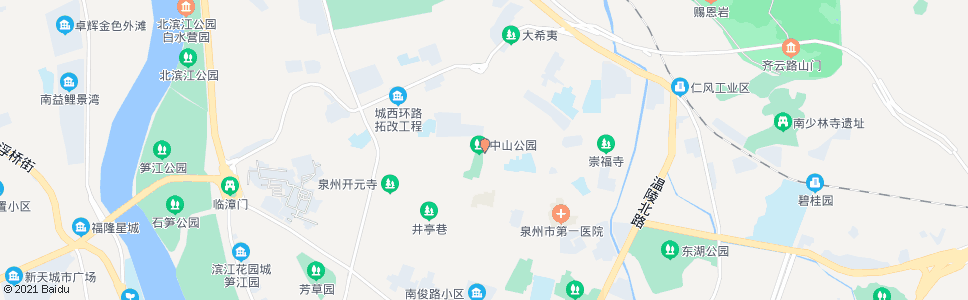 泉州华侨新村_公交站地图_泉州公交_妙搜公交查询2024