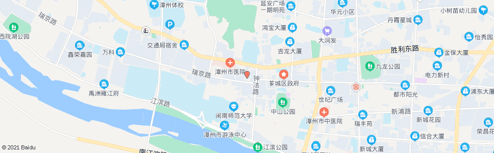 漳州警官俱乐部_公交站地图_漳州公交_妙搜公交查询2024