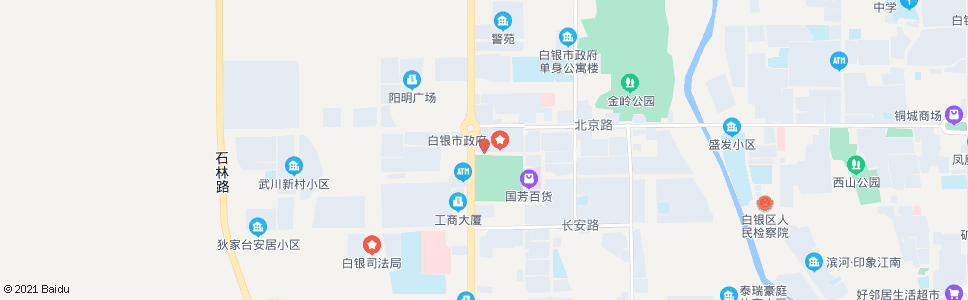 白银建安小区_公交站地图_白银公交_妙搜公交查询2024