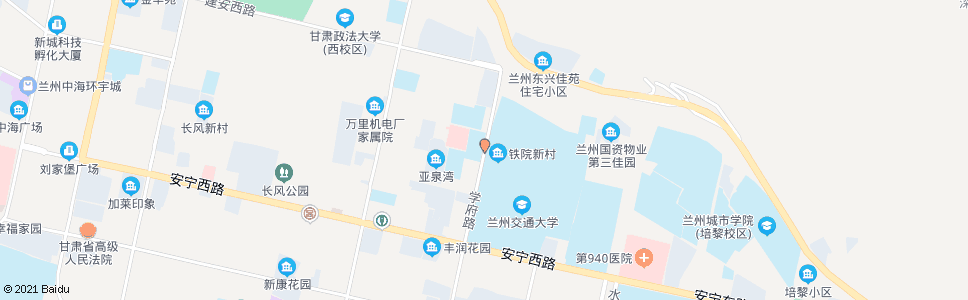 兰州学府路_公交站地图_兰州公交_妙搜公交查询2024