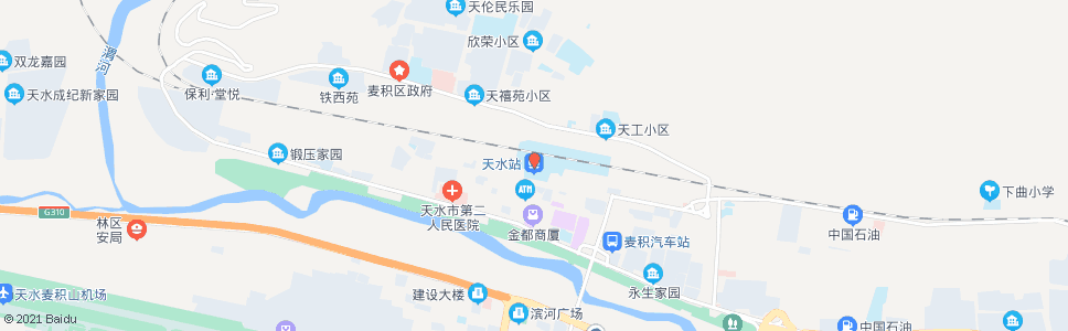 天水铁道口_公交站地图_天水公交_妙搜公交查询2024