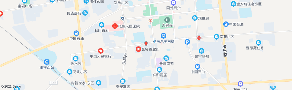 张掖王淇耳鼻喉专科医院_公交站地图_张掖公交_妙搜公交查询2024