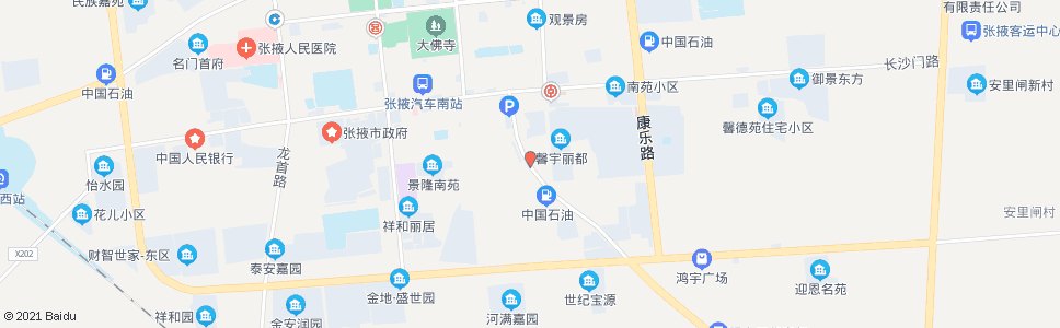 张掖南关菜市场_公交站地图_张掖公交_妙搜公交查询2024