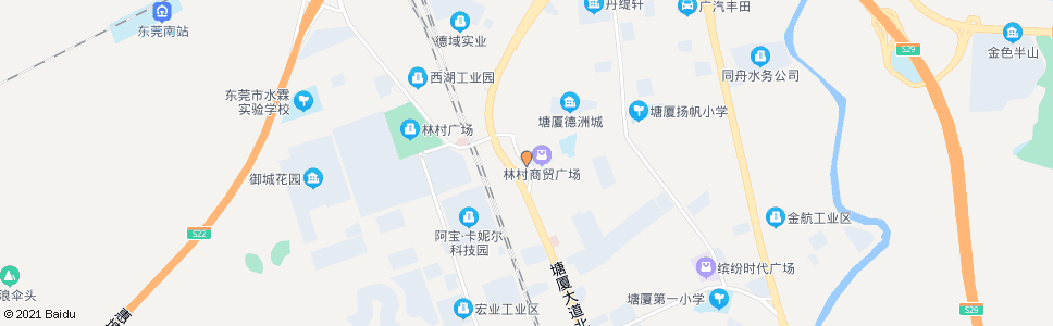 东莞林村市场_公交站地图_东莞公交_妙搜公交查询2024