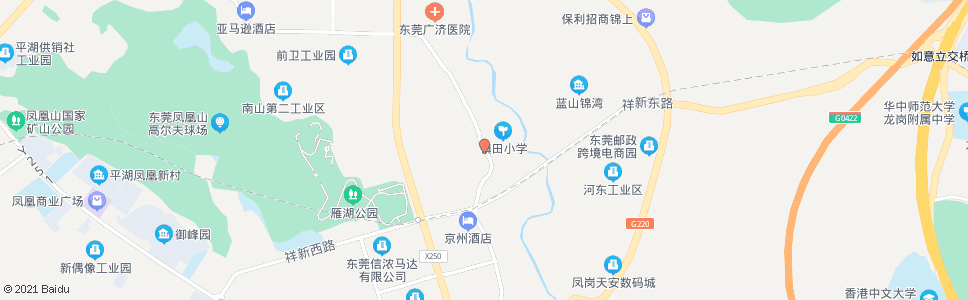 东莞镇田学校_公交站地图_东莞公交_妙搜公交查询2024