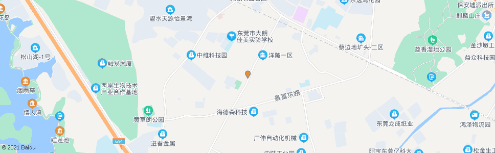 东莞洋坑塘_公交站地图_东莞公交_妙搜公交查询2024