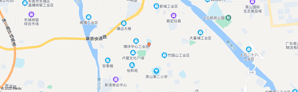 东莞增埗村委会_公交站地图_东莞公交_妙搜公交查询2024