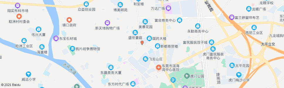 东莞永联公司(时代医院)_公交站地图_东莞公交_妙搜公交查询2024