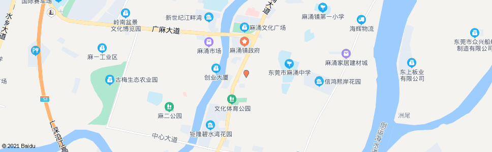 东莞东莞农村商业银行(大和商场)_公交站地图_东莞公交_妙搜公交查询2024