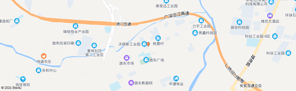 东莞路东小学_公交站地图_东莞公交_妙搜公交查询2024