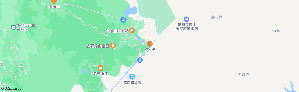 东莞罗浮山朱明洞景区_公交站地图_东莞公交_妙搜公交查询2025