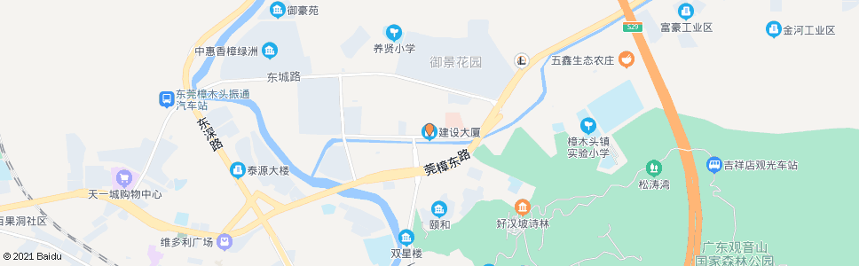 东莞建设大厦_公交站地图_东莞公交_妙搜公交查询2024