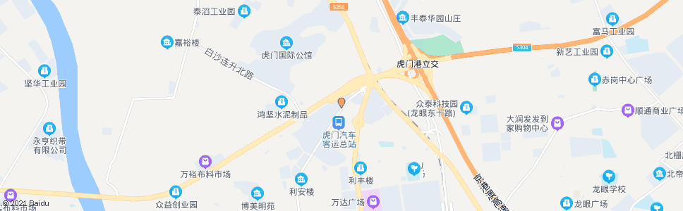 东莞富民泰兴布料市场_公交站地图_东莞公交_妙搜公交查询2024