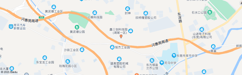 东莞湖尾村(禾石路)_公交站地图_东莞公交_妙搜公交查询2024