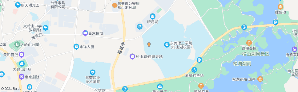 东莞松山湖教师村_公交站地图_东莞公交_妙搜公交查询2024