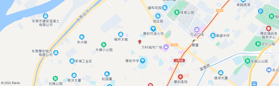 东莞新房路_公交站地图_东莞公交_妙搜公交查询2024