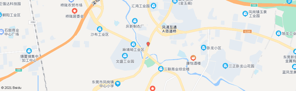 东莞清溪路口(凤岗)_公交站地图_东莞公交_妙搜公交查询2025