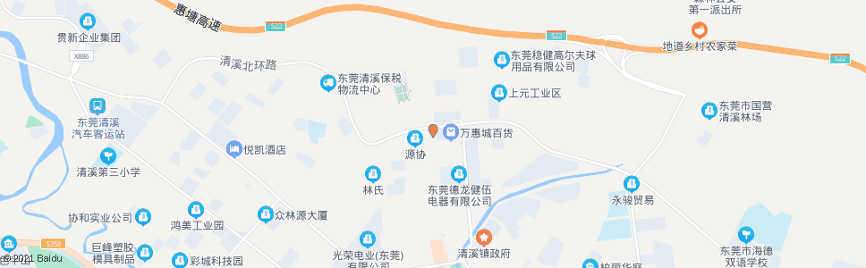 东莞松岗市场_公交站地图_东莞公交_妙搜公交查询2024