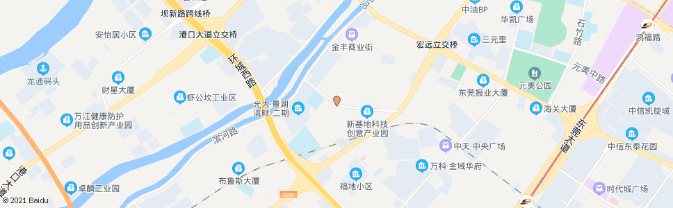 东莞新基市场_公交站地图_东莞公交_妙搜公交查询2024