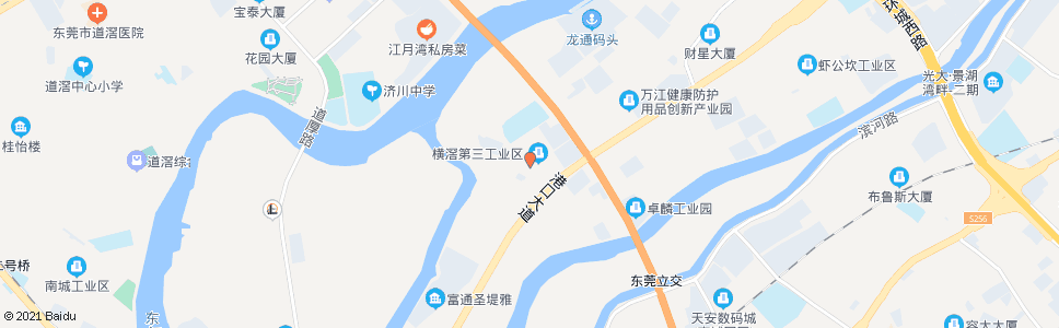 东莞横滘村_公交站地图_东莞公交_妙搜公交查询2024