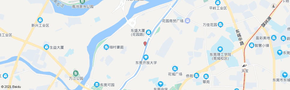 东莞丽景新村(精卫中心莞城点)_公交站地图_东莞公交_妙搜公交查询2024