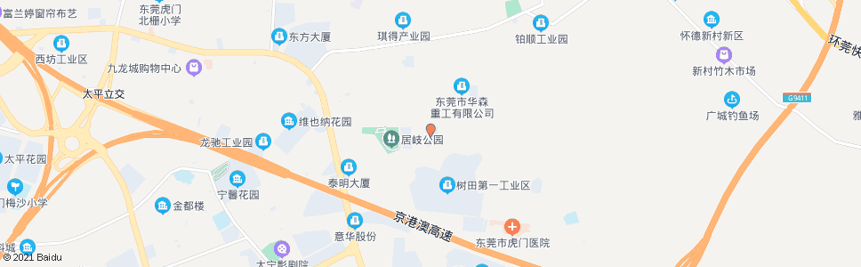 东莞卢花坊水库(奔力塑胶)_公交站地图_东莞公交_妙搜公交查询2024