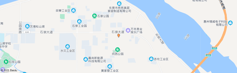 东莞向西村_公交站地图_东莞公交_妙搜公交查询2024