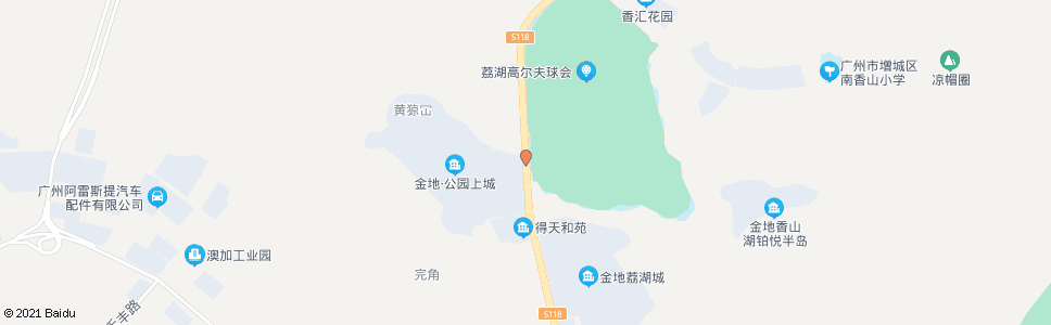 广州叶岭村_公交站地图_广州公交_妙搜公交查询2024