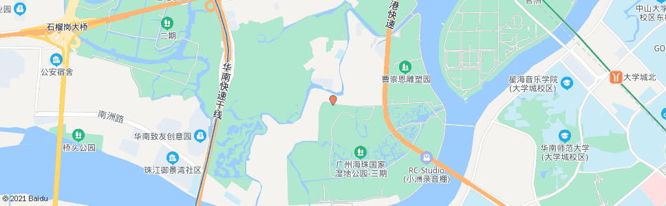 广州小洲村口_公交站地图_广州公交_妙搜公交查询2024