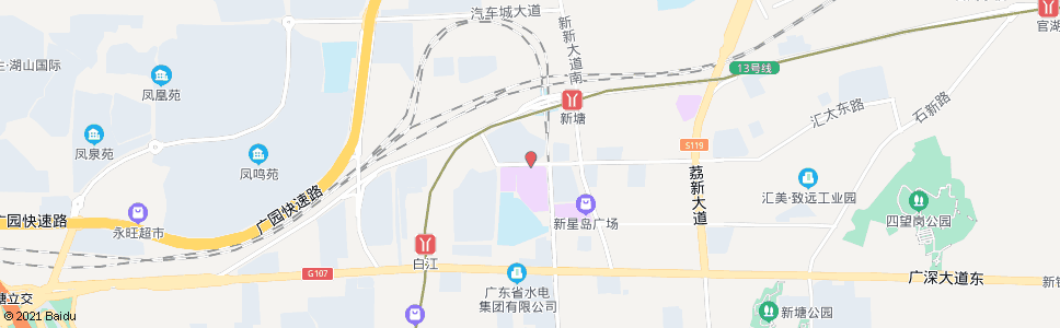 广州群星新村_公交站地图_广州公交_妙搜公交查询2024