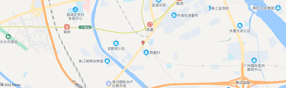 广州麦村_公交站地图_广州公交_妙搜公交查询2024