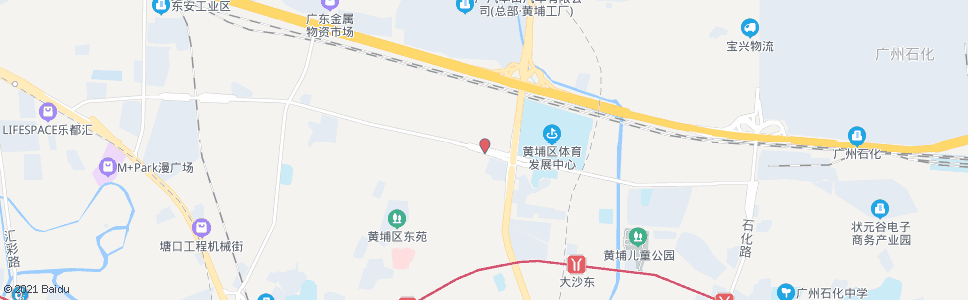 广州护林路(横沙村口)_公交站地图_广州公交_妙搜公交查询2024