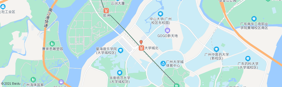 广州综合商业北区_公交站地图_广州公交_妙搜公交查询2024