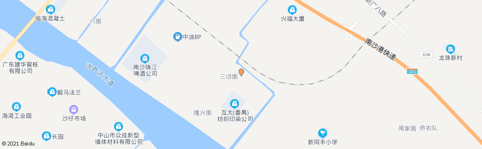 广州同兴村_公交站地图_广州公交_妙搜公交查询2024