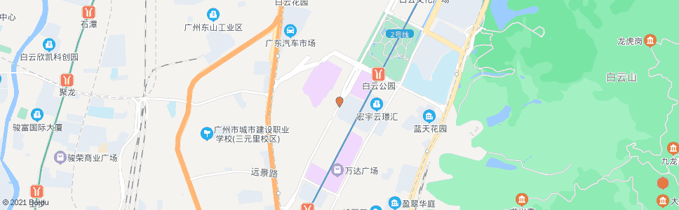 广州云城西路(云城南四路口)_公交站地图_广州公交_妙搜公交查询2024