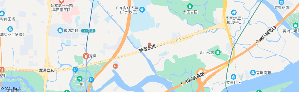 广州新滘东路总站(赤沙市场)_公交站地图_广州公交_妙搜公交查询2024