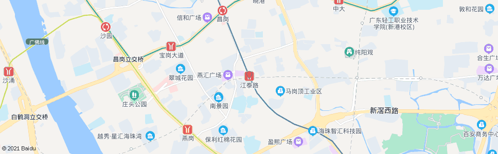 广州地铁江泰路站总站_公交站地图_广州公交_妙搜公交查询2024