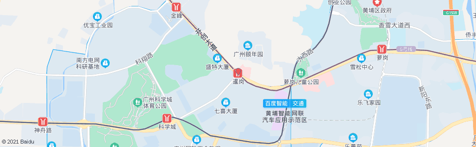 广州地铁暹岗站_公交站地图_广州公交_妙搜公交查询2024